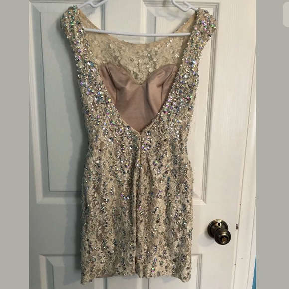 mori lee homecoming dress size 4 - Picture 5 of 8